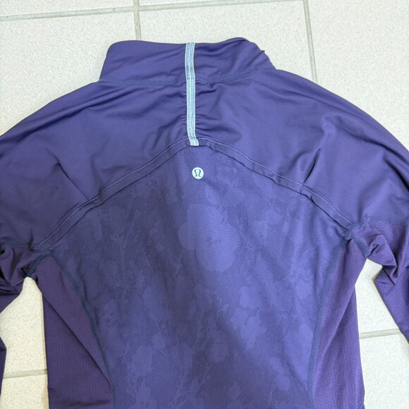 Lululemon Run: Wild 1/2 Zip Concord Grape Womens Size 4 - Picture 8 of 8